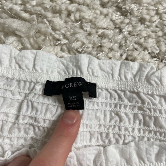 J. Crew Seersucker Babydoll Top Size XS - Picture 12 of 12